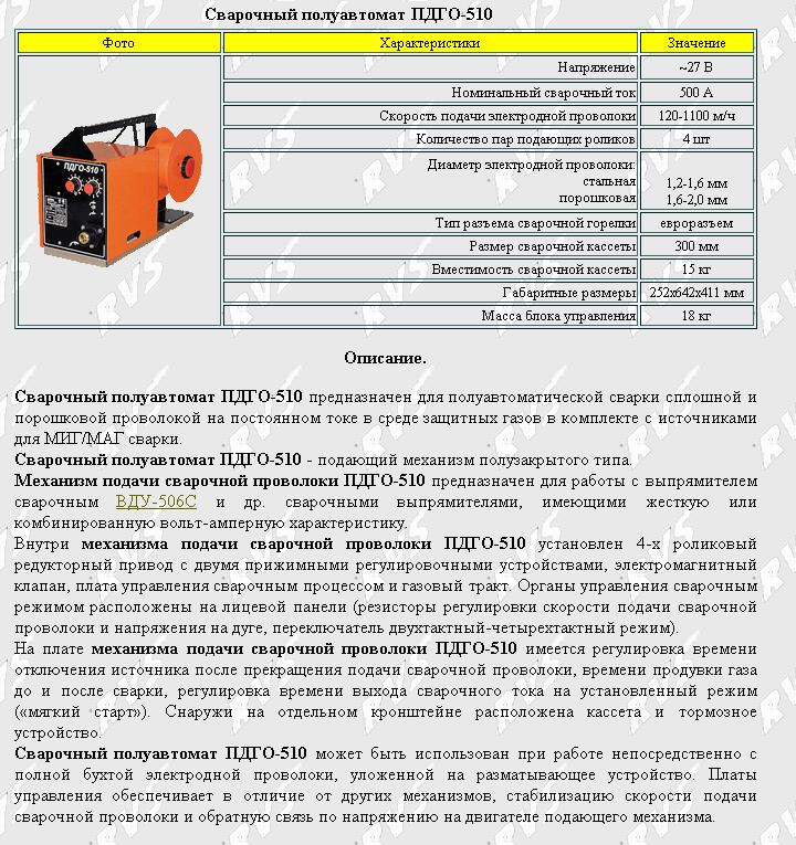 ПДГО-510 б/горелки, б/кабеля